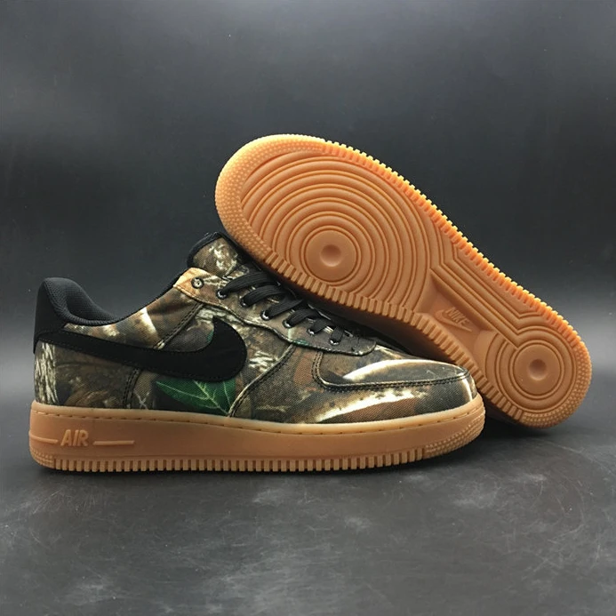 6417 Nike Air Force 1 Low Realtree Black AO2441- Comfortable 2477