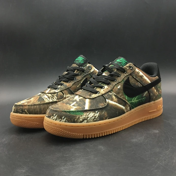 6417 Nike Air Force 1 Low Realtree Black AO2441- Comfortable 2477
