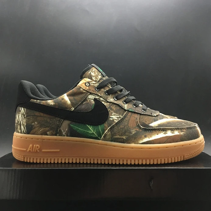 6417 Nike Air Force 1 Low Realtree Black AO2441- Comfortable 2477