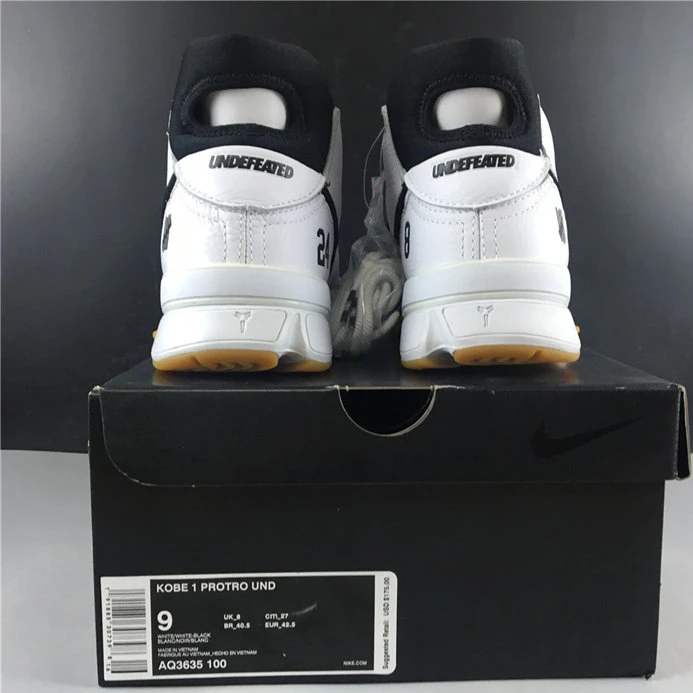 6455 Nike Kobe 1 Protro Undefeated White AQ3635- UrbanStyle 2314