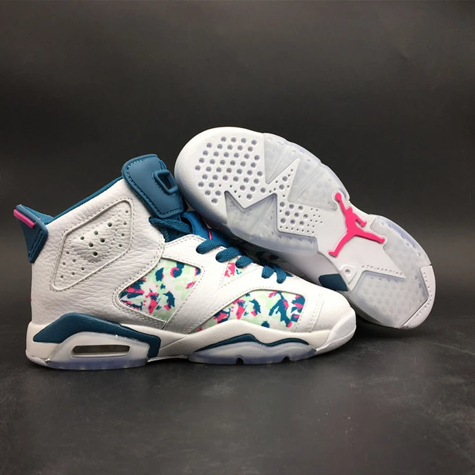 648 Jordan 6 Retro White Laser Fuchsia Green Abyss 543390 HighQuality 987