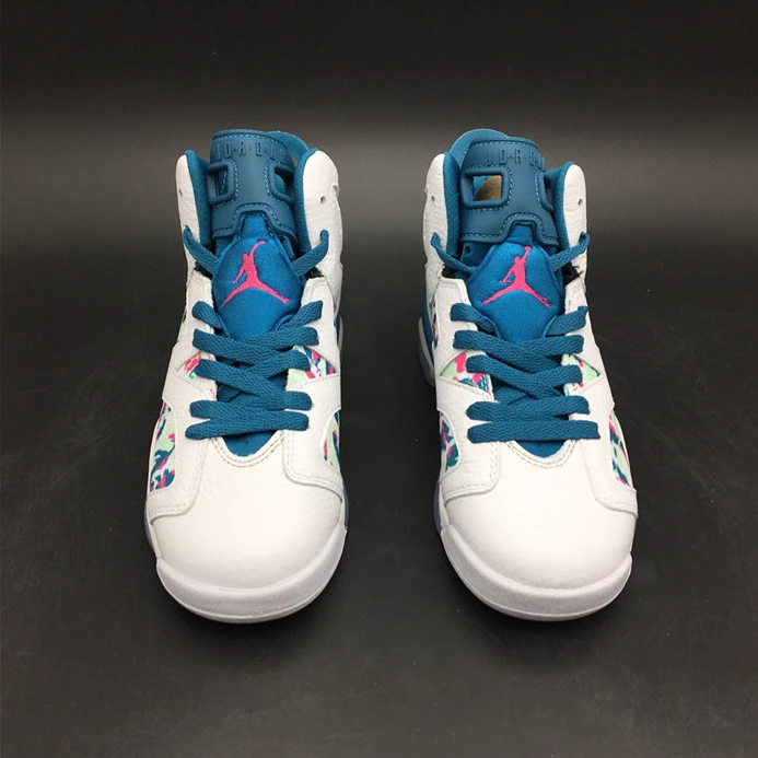 648 Jordan 6 Retro White Laser Fuchsia Green Abyss 543390 HighQuality 987