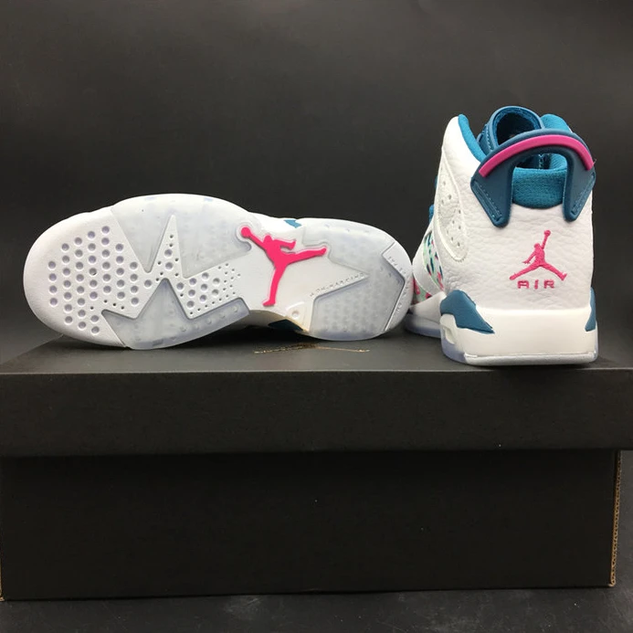 648 Jordan 6 Retro White Laser Fuchsia Green Abyss 543390 HighQuality 987