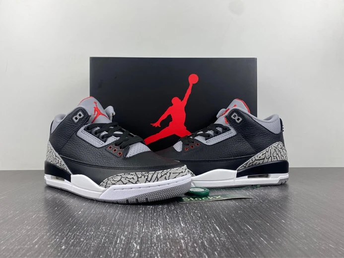 6547 Jordan 3 Retro Black Cement 854262- StreetReady 723