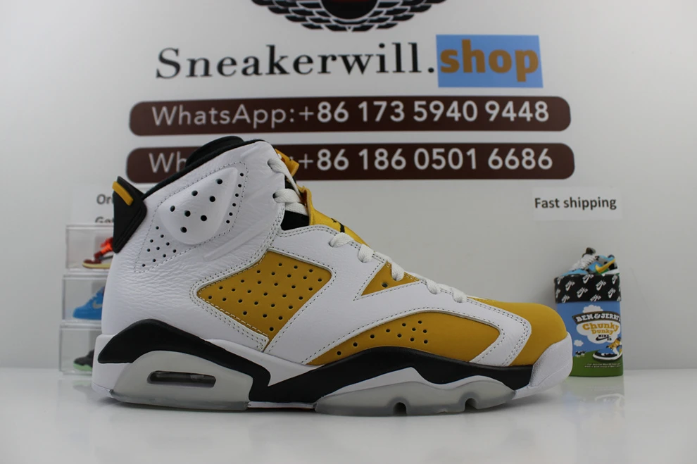 6569 GOAT Air Jordan 6 Yellow Ochre Affordable 401