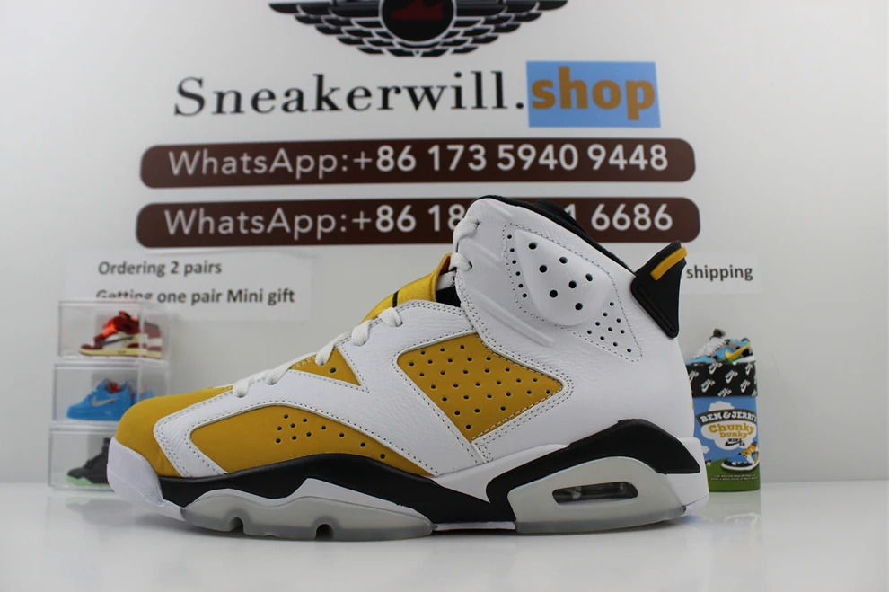 6569 GOAT Air Jordan 6 Yellow Ochre Affordable 401