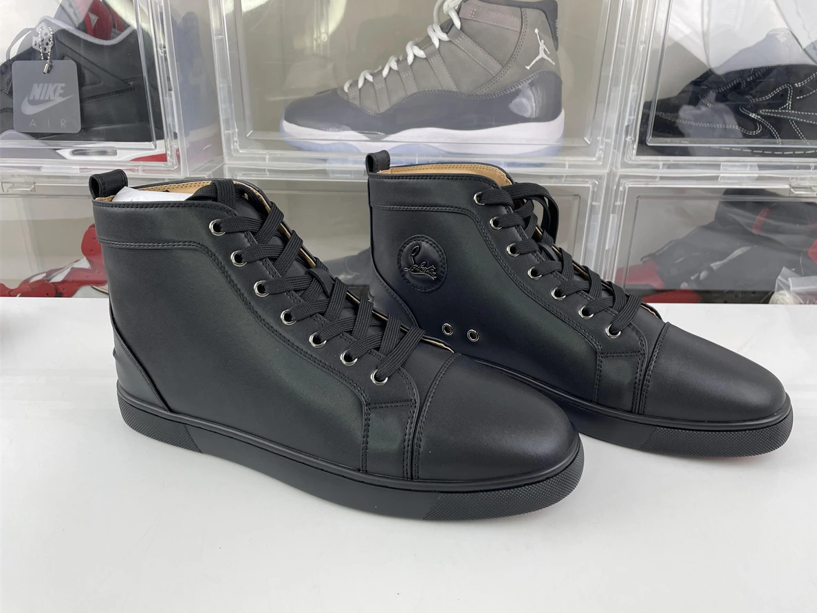 6571 Christian Louboutin Black High boost with Red bottom DailyWear 3551