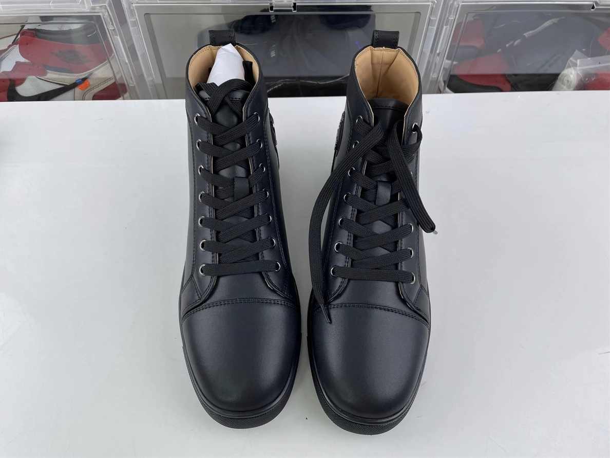 6571 Christian Louboutin Black High boost with Red bottom DailyWear 3551