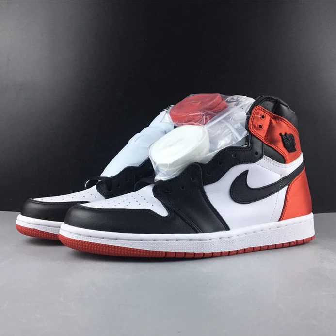 663 Jordan1 satin WMNS BLACK TOE CD0461- DailyWear 533