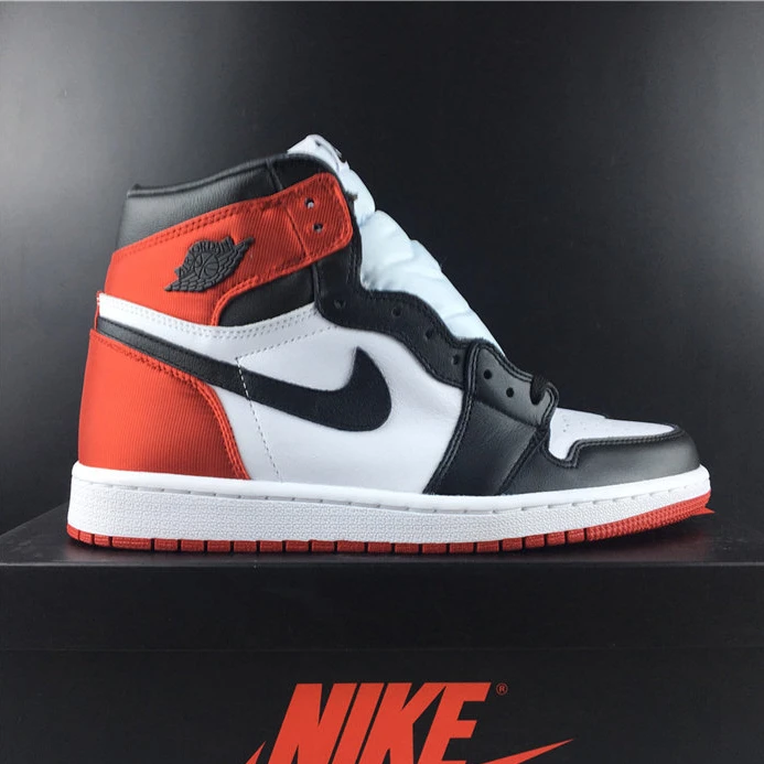 663 Jordan1 satin WMNS BLACK TOE CD0461- DailyWear 533