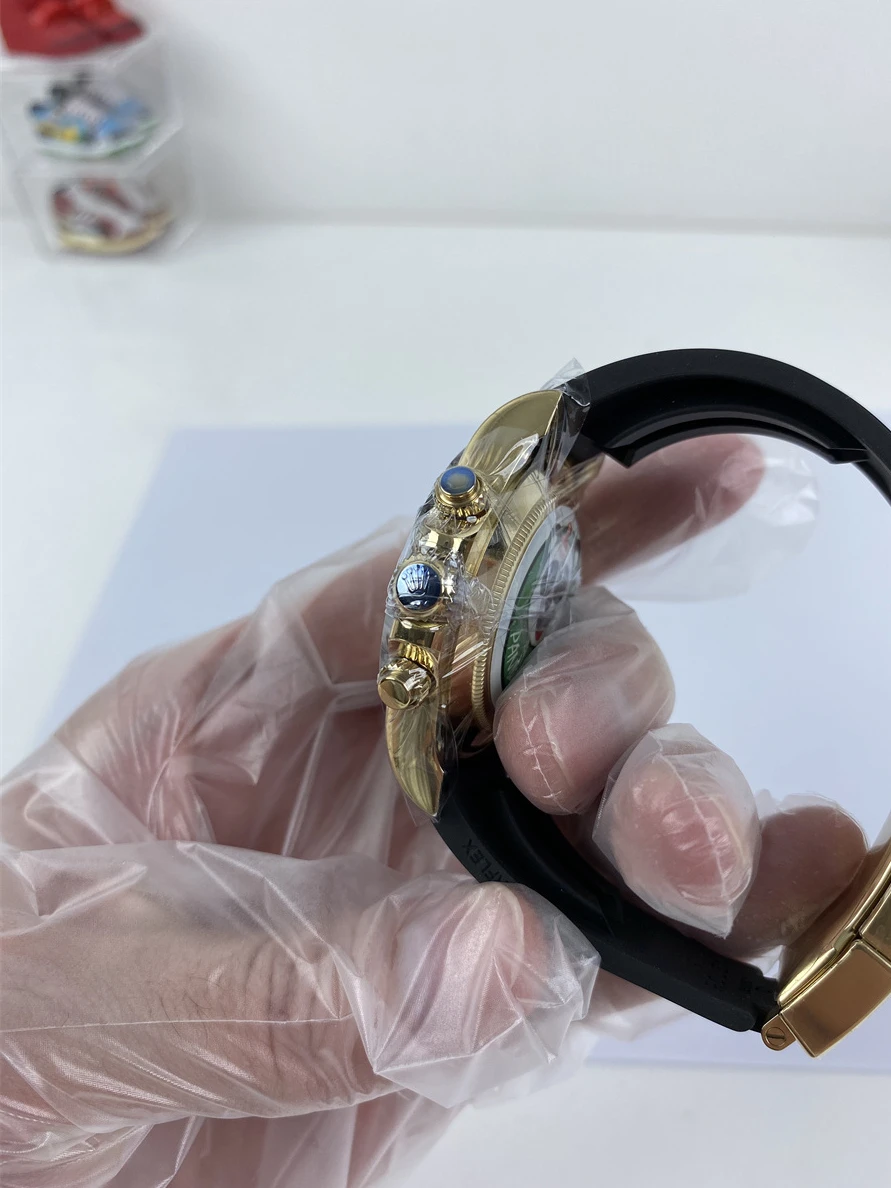 6853 Rolex Trithong watch Golden colorway, 4130 machine (40x12.2mm) BestValue 341