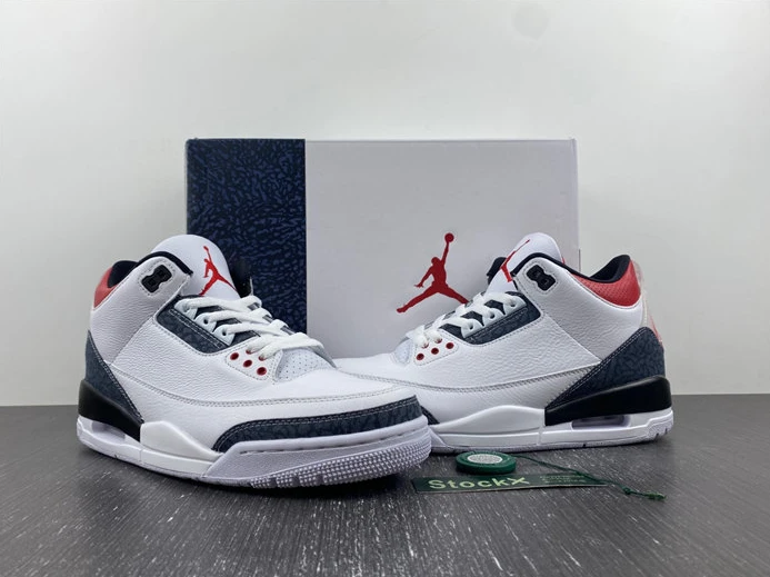 7342 Jordan 3 Retro SE Fire Red Denim CZ6431- DailyWear 730