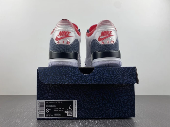7342 Jordan 3 Retro SE Fire Red Denim CZ6431- DailyWear 730