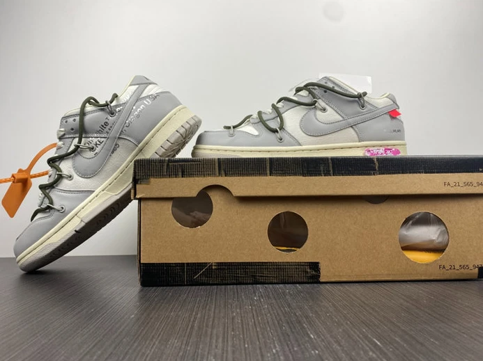 7497 Nike Dunk Low Off-White Lot 22 DM1602- Comfortable 1900