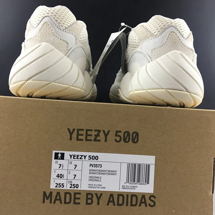 7505 adidas Yeezy 500 Bone White FV StreetReady 2984
