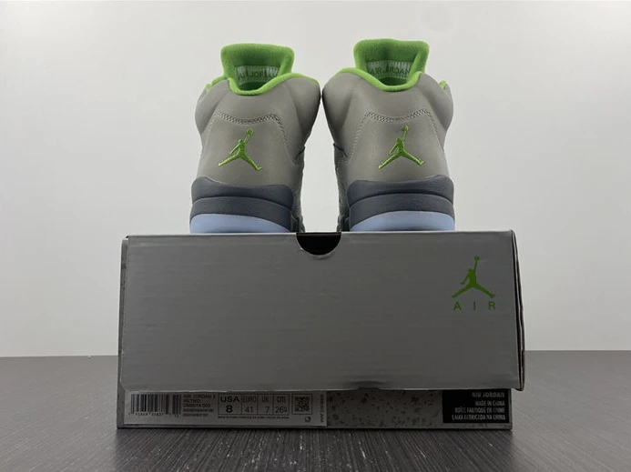 762 Jordan5 Green Bean DM9014- StreetReady 950