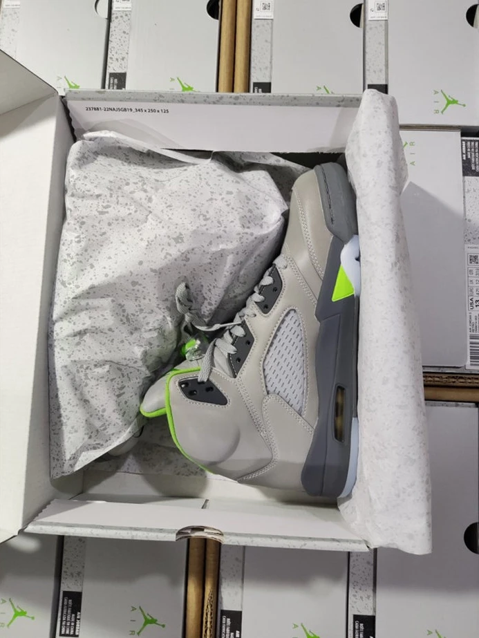 762 Jordan5 Green Bean DM9014- StreetReady 950