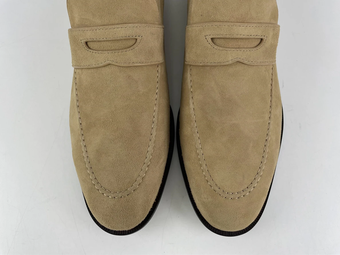 7642 Loro piana summer walk Tan color Suede GoodFit 3540
