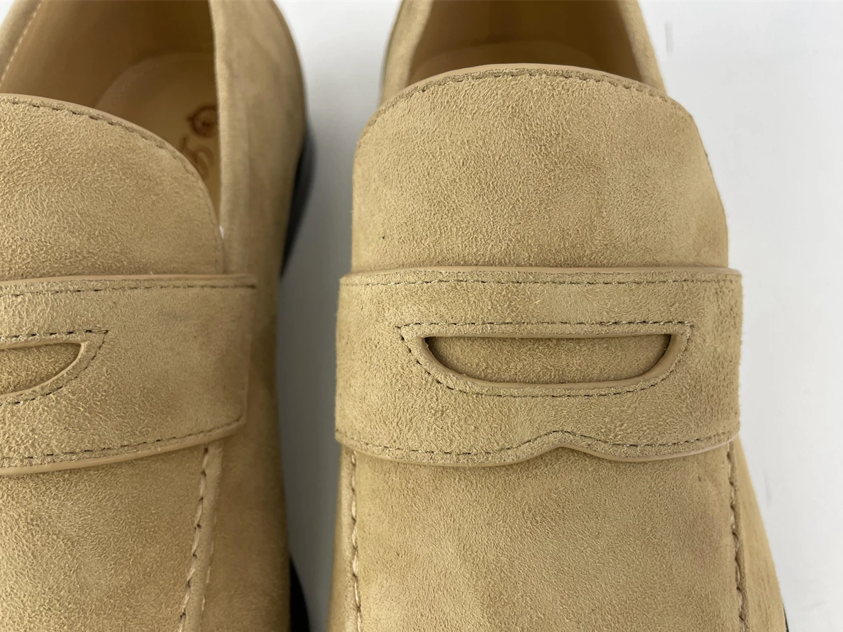7642 Loro piana summer walk Tan color Suede GoodFit 3540