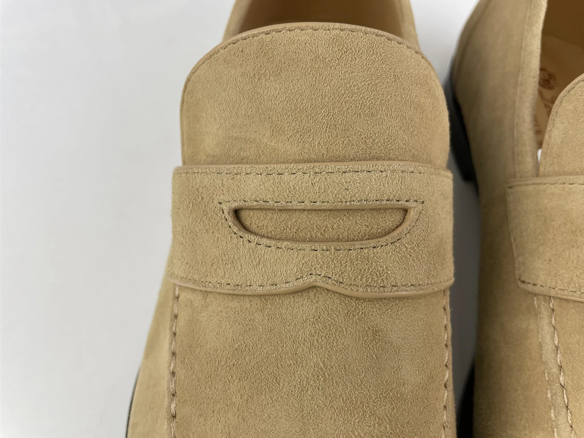 7642 Loro piana summer walk Tan color Suede GoodFit 3540