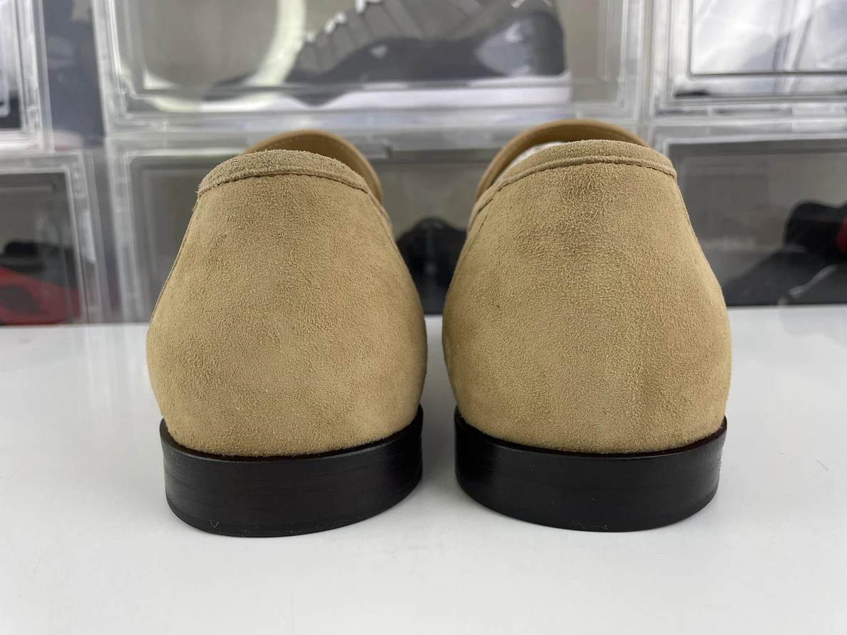 7642 Loro piana summer walk Tan color Suede GoodFit 3540