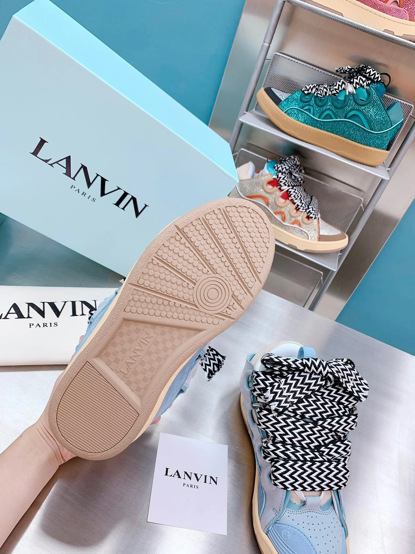 7659 Lanvin Curb Sneaker SportInspired 1440