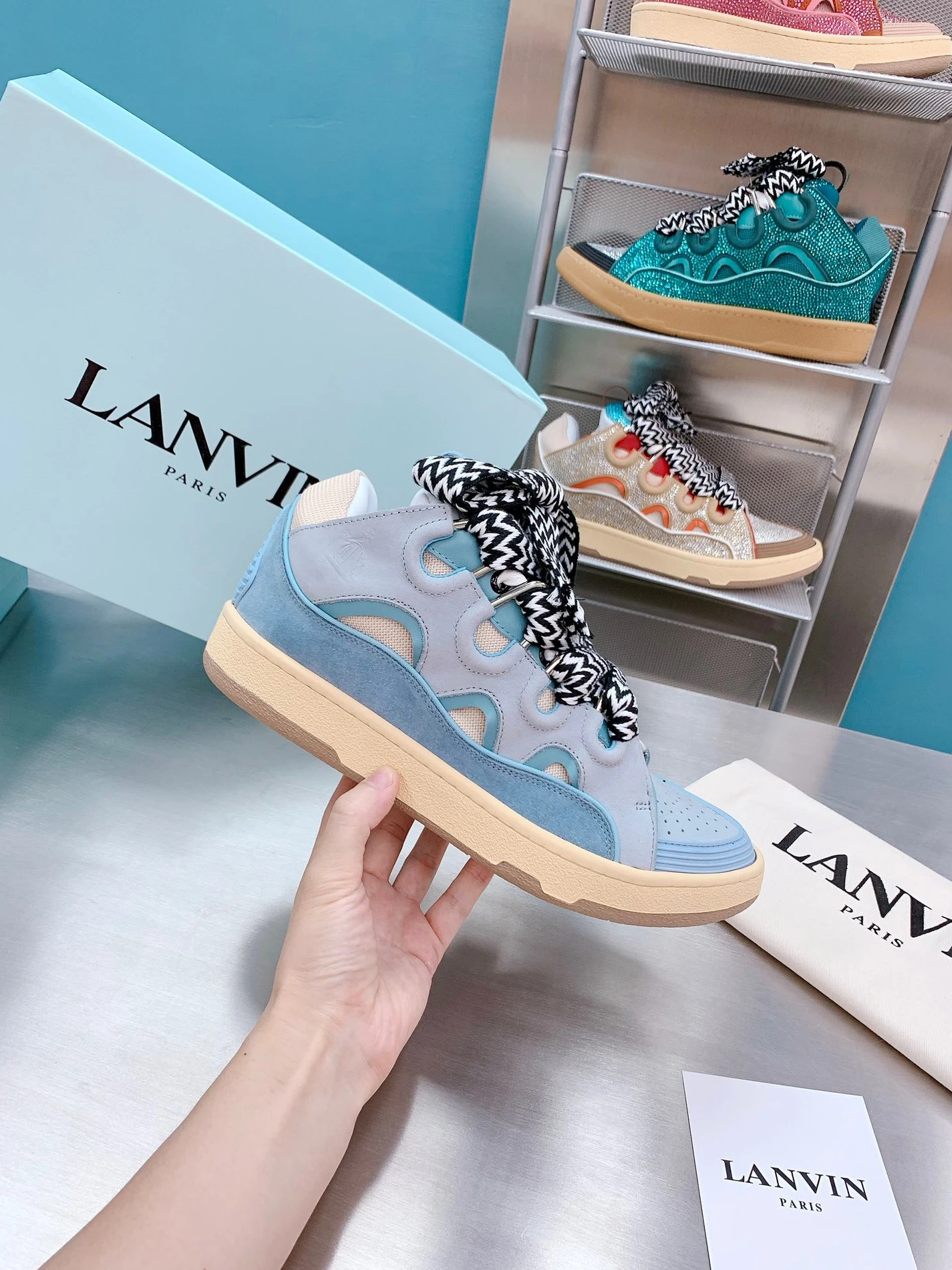 7659 Lanvin Curb Sneaker SportInspired 1440