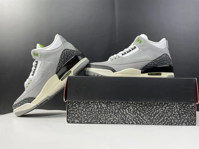 7689 Jordan3 Chlorophyll 136064- StreetReady 769