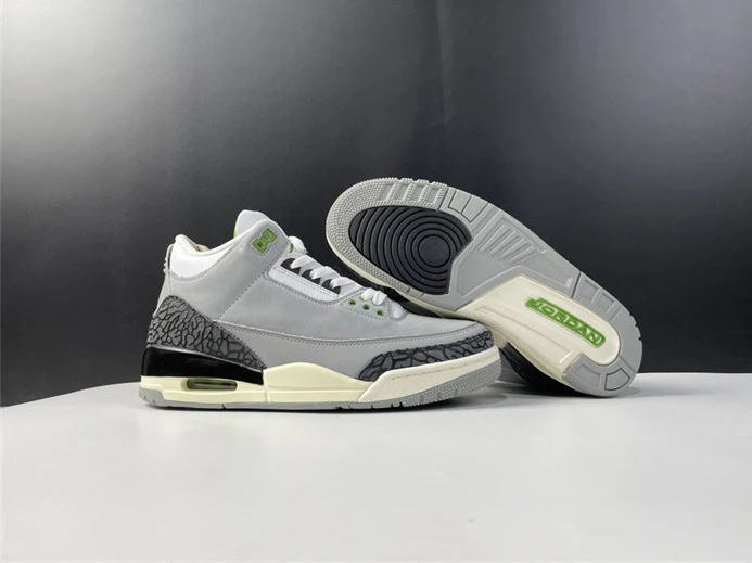 7689 Jordan3 Chlorophyll 136064- StreetReady 769