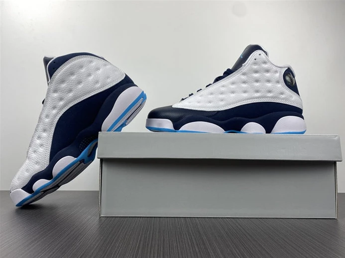 7886 Jordan 13 Retro Obsidian Powder Blue White 414571- Popular 1158