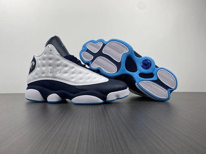 7886 Jordan 13 Retro Obsidian Powder Blue White 414571- Popular 1158