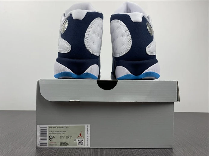 7886 Jordan 13 Retro Obsidian Powder Blue White 414571- Popular 1158