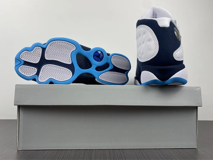7886 Jordan 13 Retro Obsidian Powder Blue White 414571- Popular 1158