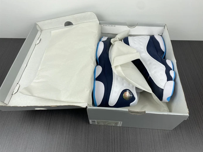 7886 Jordan 13 Retro Obsidian Powder Blue White 414571- Popular 1158