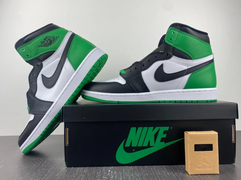 803 Jordan 1 Retro High OG Lucky Green DZ5485- Popular 427
