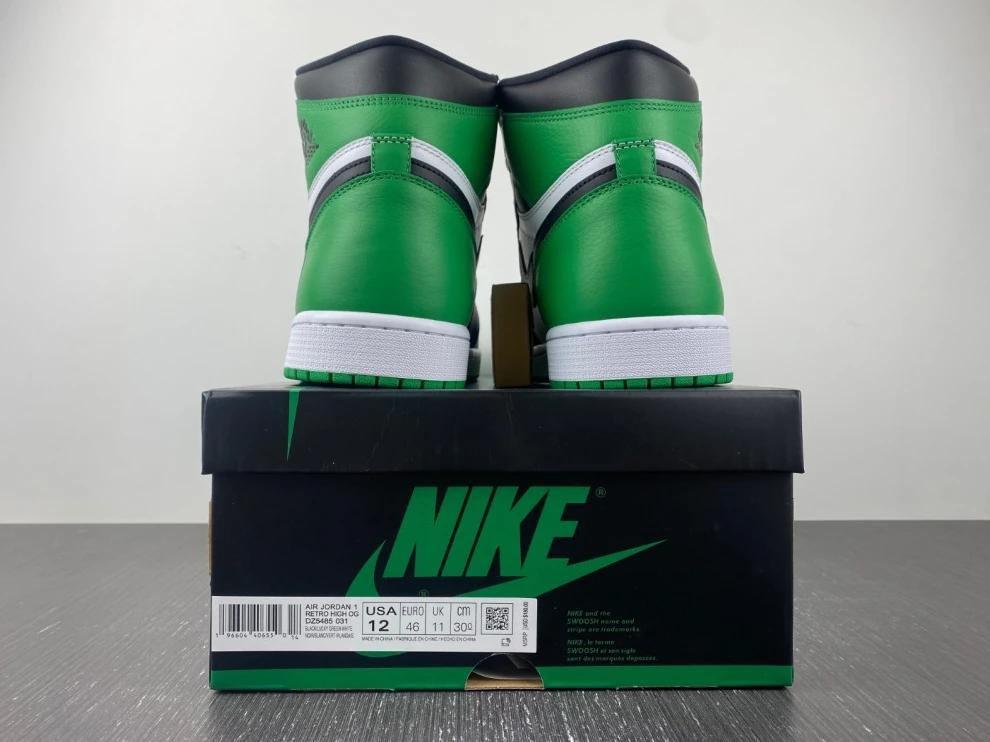 803 Jordan 1 Retro High OG Lucky Green DZ5485- Popular 427