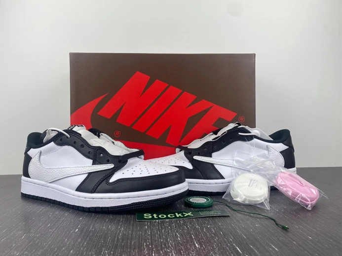8033 Jordan 1 Retro Low OG SP Travis Scott White Black Phantom DM7866- HighQuality 655
