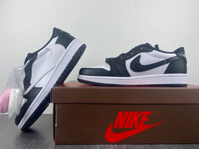 8033 Jordan 1 Retro Low OG SP Travis Scott White Black Phantom DM7866- HighQuality 655
