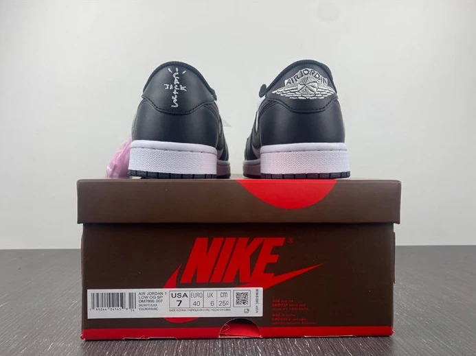 8033 Jordan 1 Retro Low OG SP Travis Scott White Black Phantom DM7866- HighQuality 655