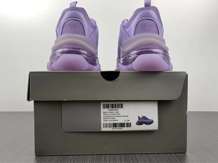 8168 BLCG Triple S Clear Sole Purple 544351 W2GA1 HighQuality 3357