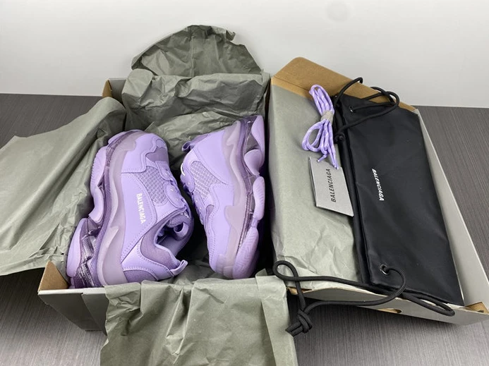 8168 BLCG Triple S Clear Sole Purple 544351 W2GA1 HighQuality 3357
