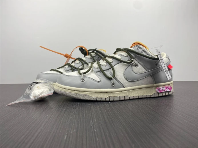 8297 Nike Dunk Low Off-White Lot 22 DM1602- SmartChoice 2333