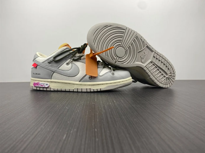 8297 Nike Dunk Low Off-White Lot 22 DM1602- SmartChoice 2333