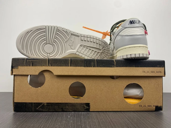 8297 Nike Dunk Low Off-White Lot 22 DM1602- SmartChoice 2333