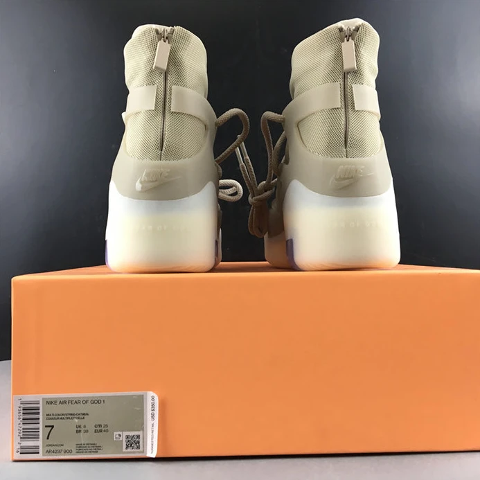 8463 Nike Air Fear of God 1 Oatmeal AR4237- SmartChoice 2738