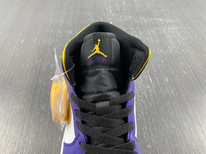 8617 Jordan 1 Mid Lakers DQ8426- Fashionable 435