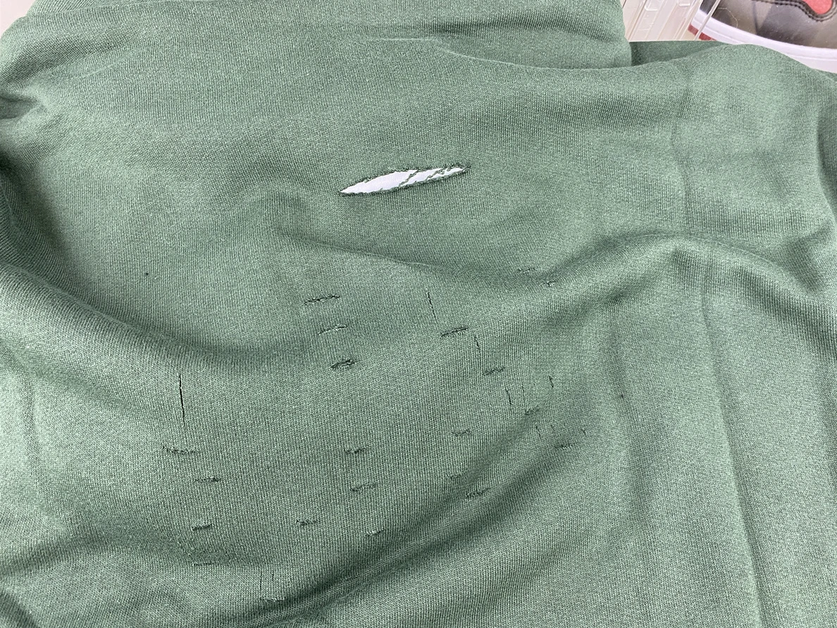 8622 Balenciaga Green Scratch Hoodie (fit one size larger than regular one) AllSeason 64