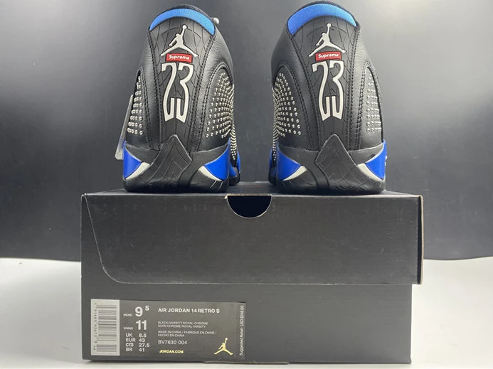 8740 Jordan 14 Retro Supreme Black BV7630- HighQuality 1184