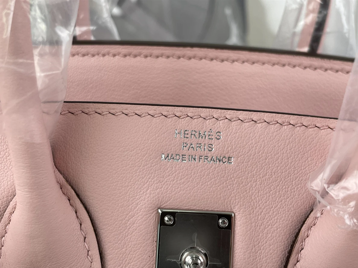 8799 Hermes Pink full hand made bag, ( 25 x 20 x 14cm) GoAnywhere 218