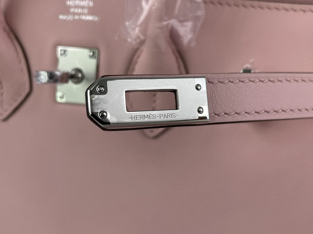 8799 Hermes Pink full hand made bag, ( 25 x 20 x 14cm) GoAnywhere 218